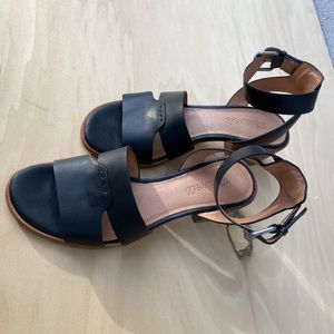 Madewell the Kate block heal sandals